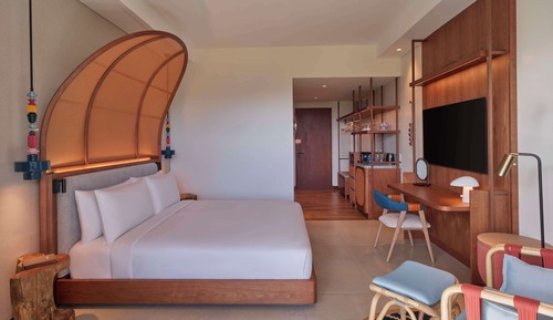 Habitación, 1 cama de matrimonio grande, vistas al jardín