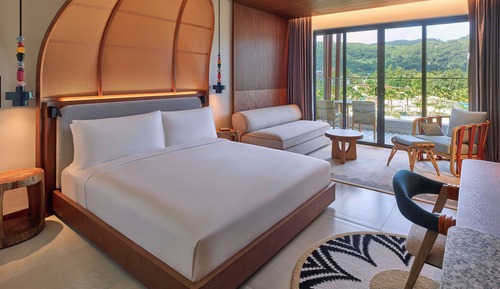 Habitación Deluxe, 1 cama de matrimonio grande, vistas a la piscina