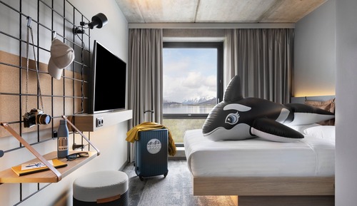 Habitación, 1 cama de matrimonio, vistas al mar