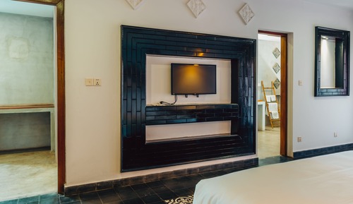 Habitación Premier doble, 1 cama de matrimonio grande, vistas a la piscina