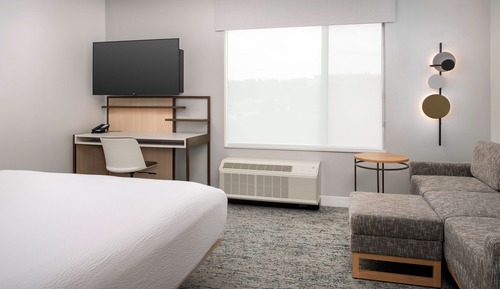 Suite estudio, 1 cama de matrimonio grande con sofá cama