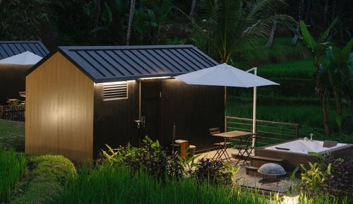 Cabaña Deluxe, 1 cama doble, bañera de hidromasaje