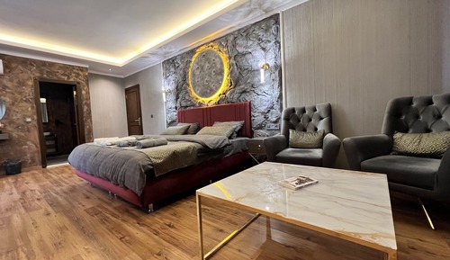 Habitación de lujo, 1 cama de matrimonio, no fumadores, vistas al jardín
