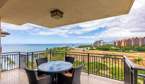 Apartamento, varias camas, balcón, vistas al mar (Hale Kai)
