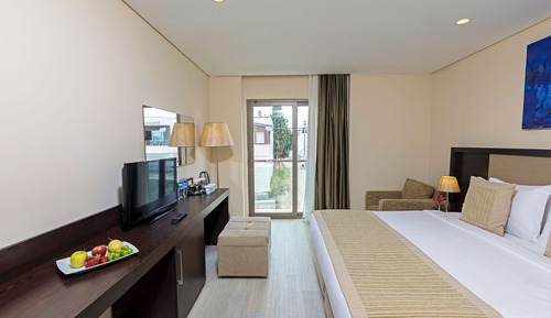 Habitación estándar con 1 cama doble o 2 individuales, 1 cama doble, vistas a la ciudad