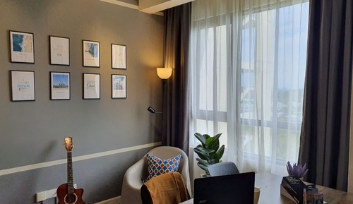 Suite estudio Deluxe, 2 camas de matrimonio