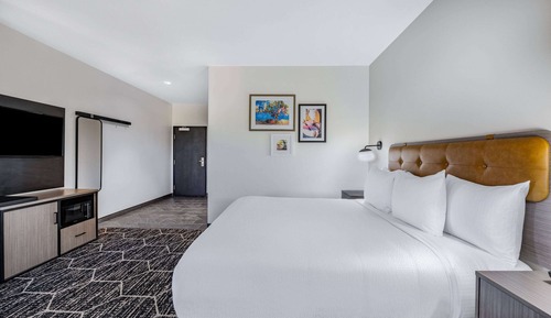 Habitación, 1 cama de matrimonio grande, no fumadores (Mobility/Hearing, Roll-In Shower)