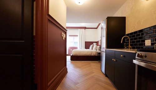 Estudio Deluxe, 1 cama de matrimonio grande con sofá cama