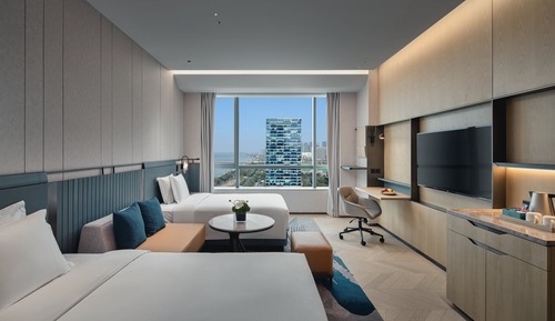 Habitación estándar, 2 camas individuales, con vistas (Qianjiang CBD View)