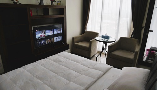Estudio económico, 1 cama de matrimonio grande, no fumadores