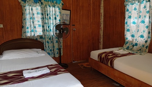 Cabaña básica, 2 camas individuales, no fumadores, vistas al complejo turístico