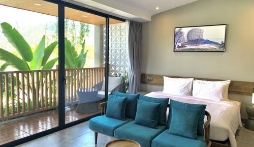 Suite, balcón, vistas a la montaña