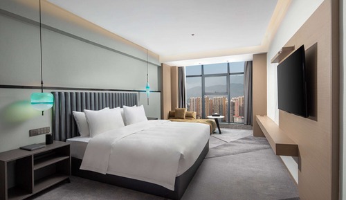 Habitación, 1 cama de matrimonio grande, no fumadores, vistas a la ciudad