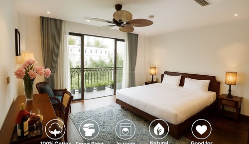Ático de lujo, 1 cama de matrimonio grande, vistas a la ciudad