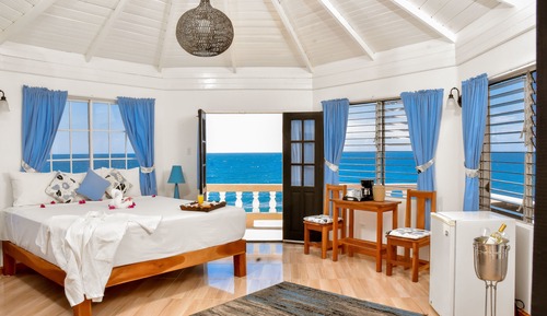 Honeymoon Suite, Ocean View, Terrace, 1 King Bed