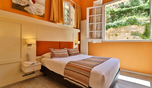 Habitación cuádruple, vistas al jardín (Duplex)