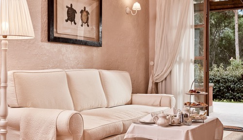 Suite junior, en la zona del jardín
