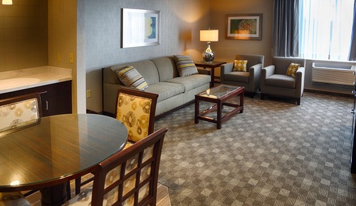 Suite, 1 cama de matrimonio grande, no fumadores, vistas a la ciudad