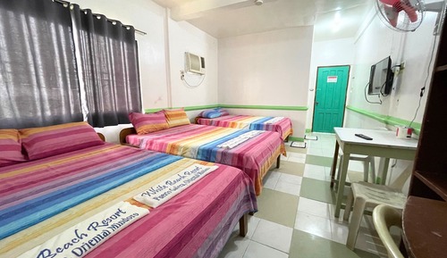 Habitación familiar, varias camas