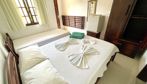 Habitación cuádruple familiar, 1 habitación, vistas al jardín
