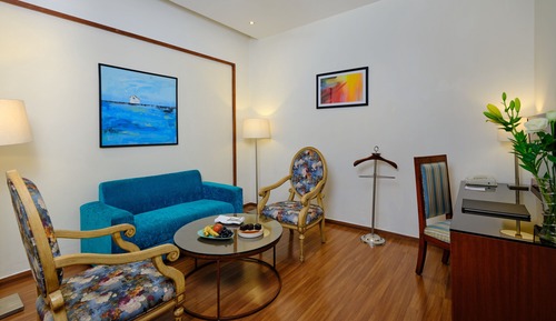Suite ejecutiva, 1 cama de matrimonio grande, no fumadores (Separate Living Room;with Sofabed)