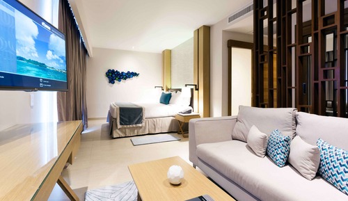 Suite ejecutiva, varias camas, vistas al mar (Royale Two-Bedroom Butler Penthouse)