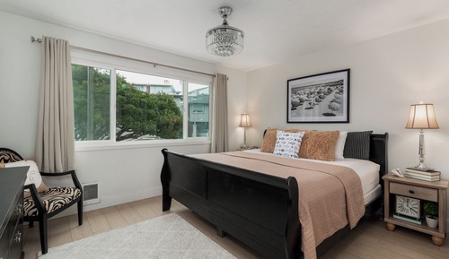 Suite, 1 cama de matrimonio grande con sofá cama, cocina, frente al mar
