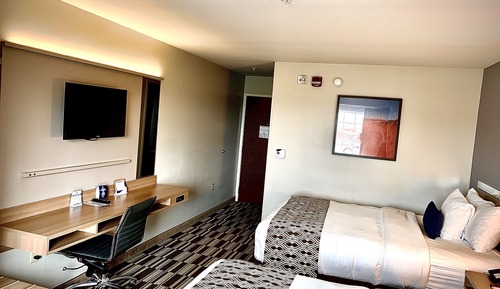 Habitación, 2 camas de matrimonio, accesible para personas con discapacidad, no fumadores