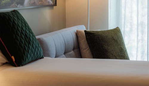 Habitación superior, 1 cama de matrimonio grande con sofá cama