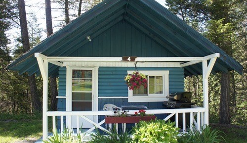 Cabaña, 1 cama de matrimonio