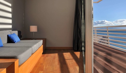 Suite superior, 1 cama individual, balcón, vistas al mar