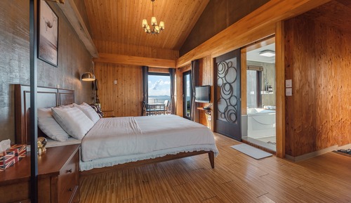 Habitación Deluxe doble, bañera de hidromasaje, vistas al mar (MobyDick)