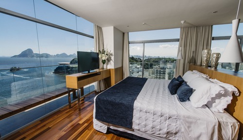 Suite presidencial, vistas al mar