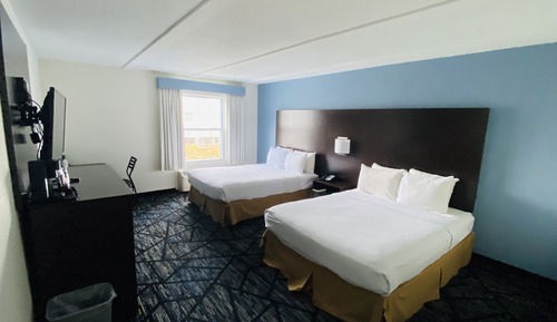 Habitación básica, 2 camas de matrimonio