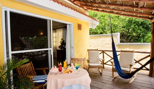 Suite, 2 camas de matrimonio, vistas al jardín (with shared terrace)