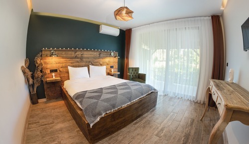 Habitación de diseño, 1 cama de matrimonio, fumadores, vistas al jardín