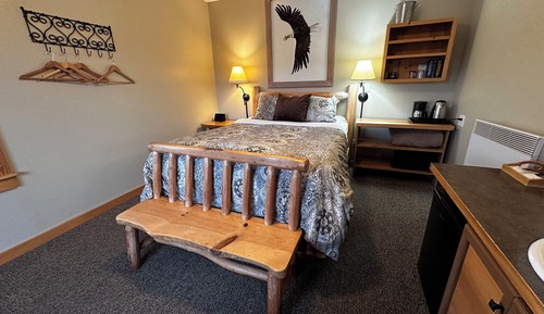 Habitación panorámica, 1 cama de matrimonio, no fumadores, vistas a la montaña