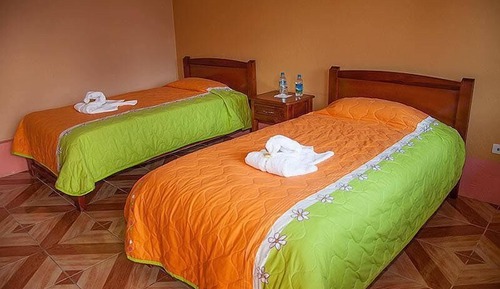 Habitación Confort con 2 camas individuales, 2 camas individuales, vistas al jardín