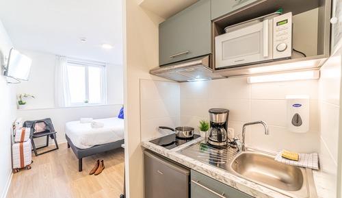 Apartamento clásico, 1 cama de matrimonio