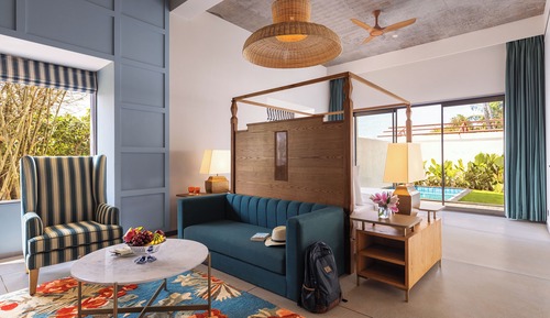 Habitación superior, 1 cama de matrimonio (Superior Room with Private Pool)