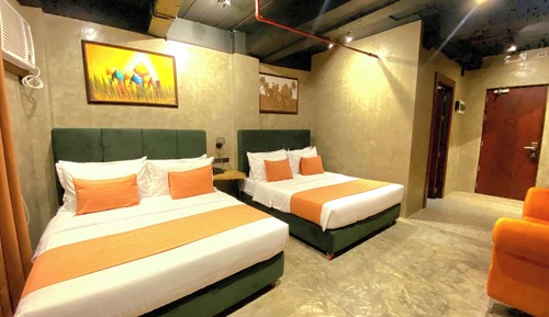 Habitación Deluxe doble, 2 camas de matrimonio
