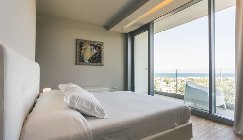 Habitación doble superior, balcón, vistas al mar