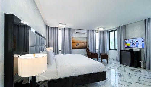 Habitación de lujo, 1 cama de matrimonio grande, no fumadores, vistas al lago