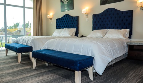 Superior Double Room Single Use, 2 Double Beds, Balcony, Mountain View