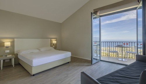Habitación familiar, vistas al mar