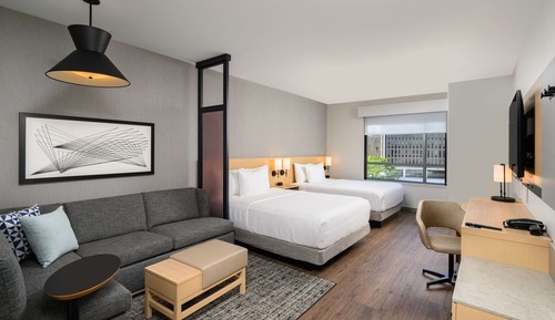 Habitación estándar, 2 camas de matrimonio