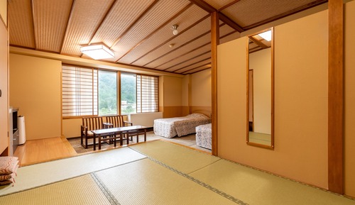 Habitación estándar con 2 camas individuales, no fumadores (Japanese-Western, Indoor Bath)