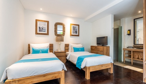 Villa Confort, 2 habitaciones, 2 baños, vistas a la piscina