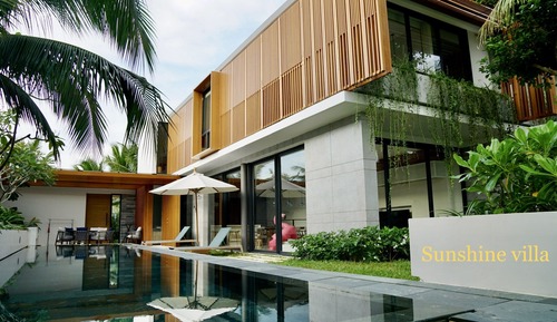 Villa Signature, 3 habitaciones, piscina privada, junto a la playa