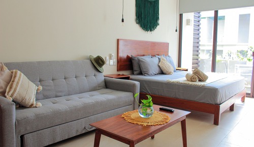 Estudio Premier, 1 habitación, balcón, vistas a la ciudad